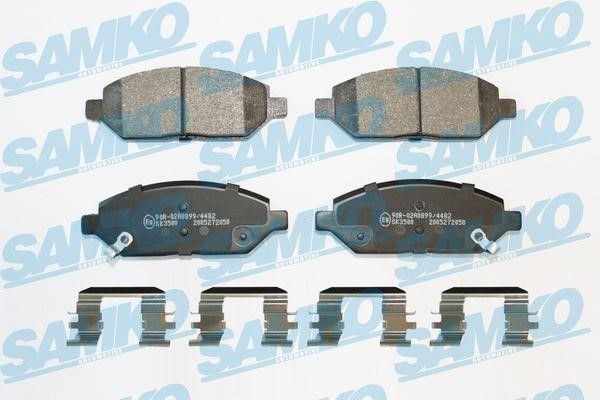 Samko 5SP2050K Brake Pad Set, disc brake 5SP2050K