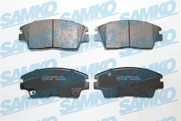 Samko 5SP2052 Brake Pad Set, disc brake 5SP2052