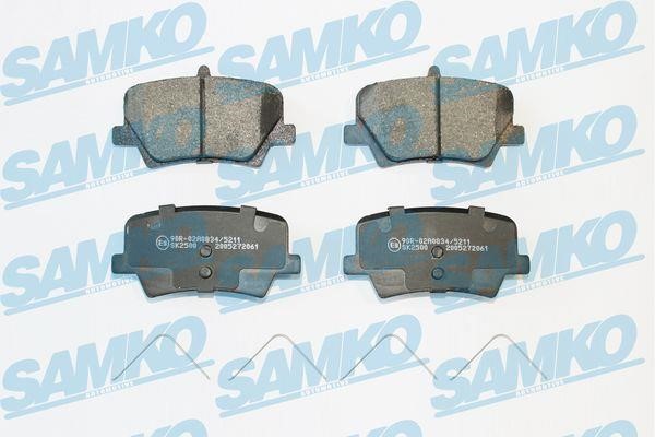 Samko 5SP2061 Brake Pad Set, disc brake 5SP2061