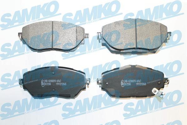 Samko 5SP2068 Brake Pad Set, disc brake 5SP2068