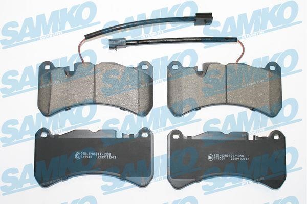 Samko 5SP2072 Brake Pad Set, disc brake 5SP2072