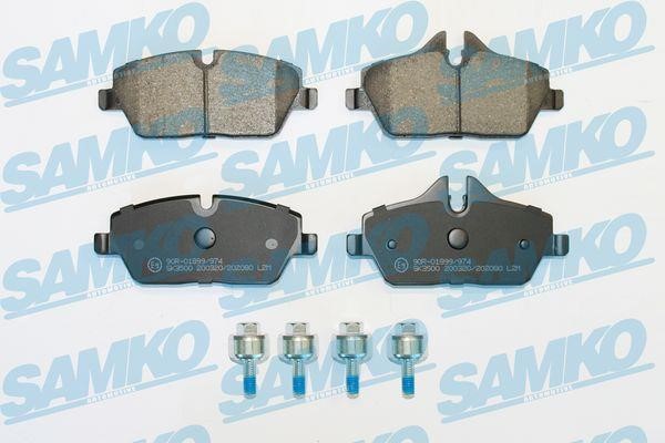 Samko 5SP2080 Brake Pad Set, disc brake 5SP2080