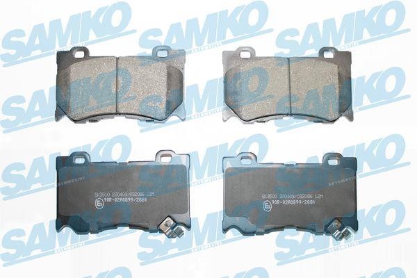 Samko 5SP2086 Brake Pad Set, disc brake 5SP2086