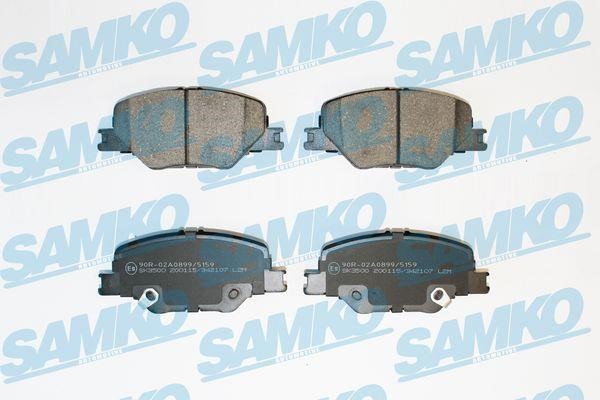 Samko 5SP2107 Brake Pad Set, disc brake 5SP2107