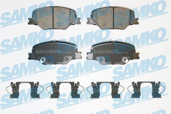 Samko 5SP2107K Brake Pad Set, disc brake 5SP2107K