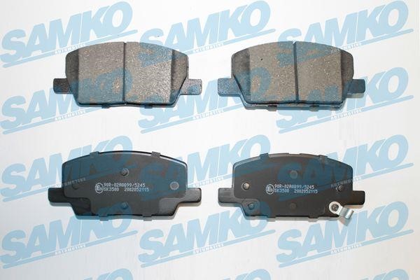 Samko 5SP2115 Brake Pad Set, disc brake 5SP2115