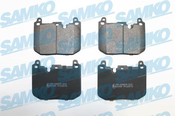 Samko 5SP2116 Brake Pad Set, disc brake 5SP2116