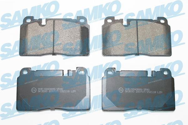 Samko 5SP2118 Brake Pad Set, disc brake 5SP2118