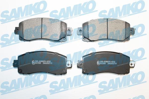 Samko 5SP2119 Brake Pad Set, disc brake 5SP2119
