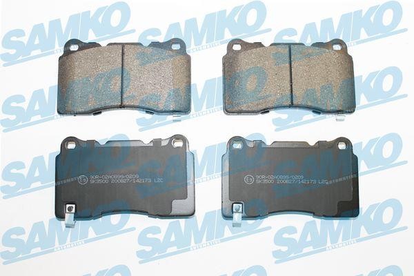 Samko 5SP2173 Brake pad set 5SP2173 5SP2173 Samko Brake pad set