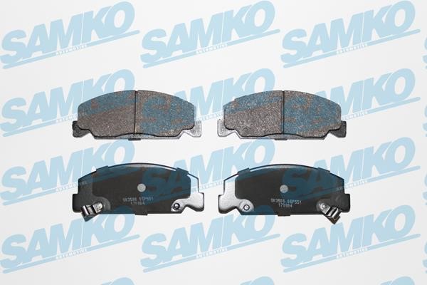 Samko 5SP551 Brake Pad Set, disc brake 5SP551