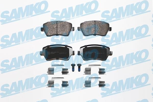 Samko 5SP867K Brake Pad Set, disc brake 5SP867K