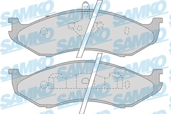 Samko 5SP896 Brake Pad Set, disc brake 5SP896