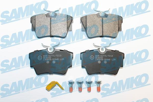 Samko 5SP946K Brake Pad Set, disc brake 5SP946K