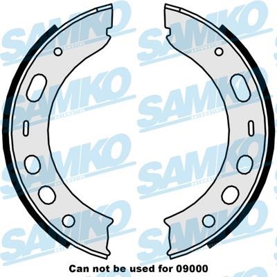 Samko 89510 Parking brake pads kit 89510