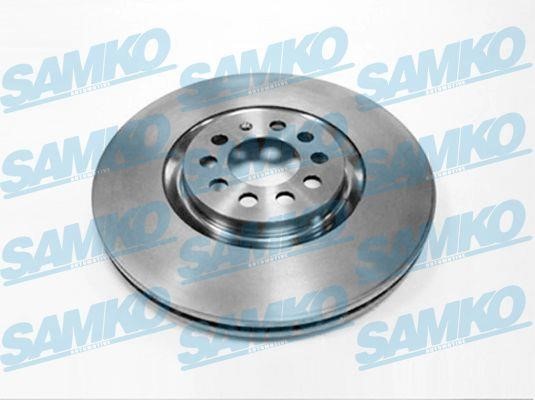 Samko A1598V Front brake disc ventilated A1598V