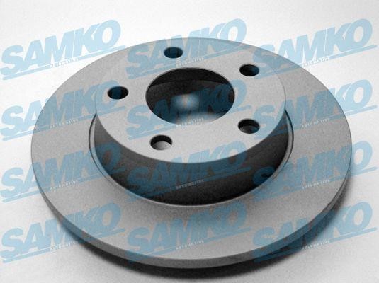 Samko A1601PR Unventilated brake disc A1601PR