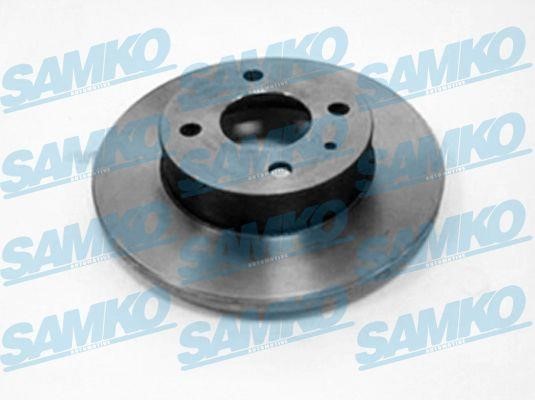 Samko A2121P Unventilated front brake disc A2121P