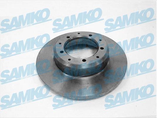 Samko A4016P Unventilated brake disc A4016P