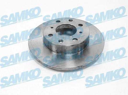 Samko A4091P Unventilated front brake disc A4091P