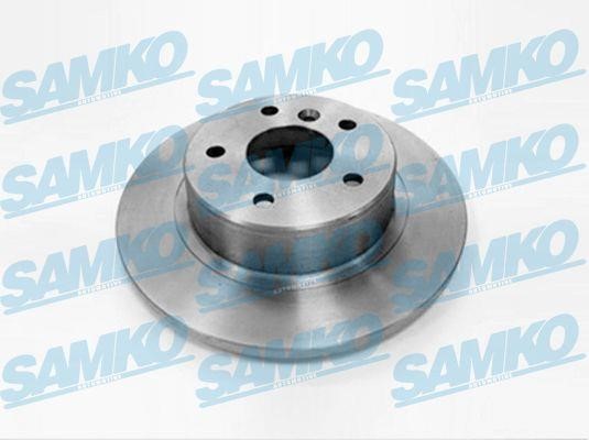 Samko A4271P Rear brake disc, non-ventilated A4271P