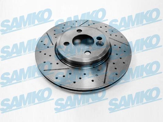 Samko B2055V Ventilated brake disc with perforation B2055V