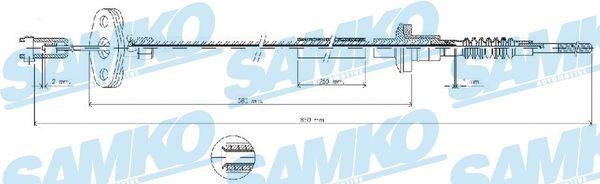 Samko C0035C Clutch cable C0035C