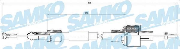 Samko C0042C Clutch cable C0042C