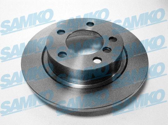 Samko B2072P Unventilated brake disc B2072P