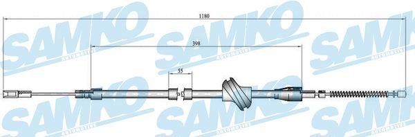 Samko C0045B Cable Pull, parking brake C0045B