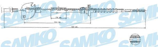 Samko C0049C Clutch cable C0049C