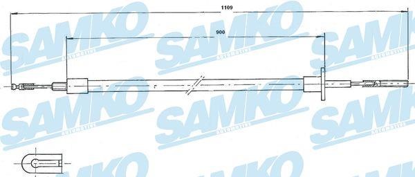 Samko C0051C Clutch cable C0051C
