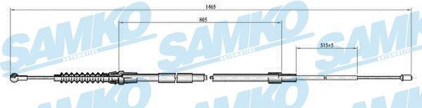 Samko C0064B Cable Pull, parking brake C0064B