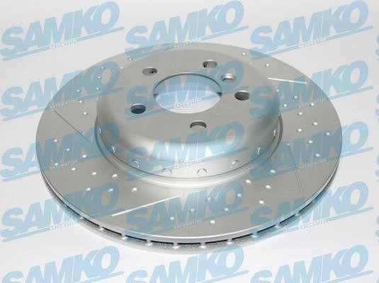 Samko B2102VBR Rear ventilated brake disc B2102VBR