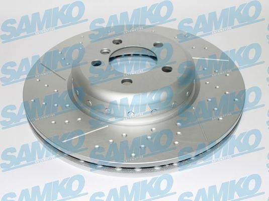 Samko B2103VBR Front brake disc ventilated B2103VBR