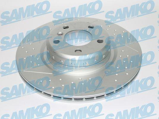 Samko B2104VBR Rear ventilated brake disc B2104VBR