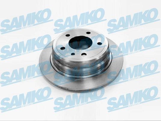 Samko B2111P Rear brake disc, non-ventilated B2111P
