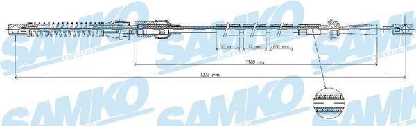 Samko C0073A Accelerator cable C0073A