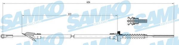 Samko C0073C Clutch cable C0073C