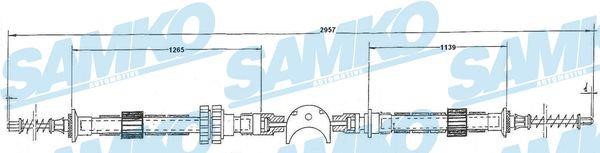 Samko C0075C Clutch cable C0075C