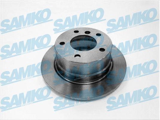 Samko B2552P Rear brake disc, non-ventilated B2552P