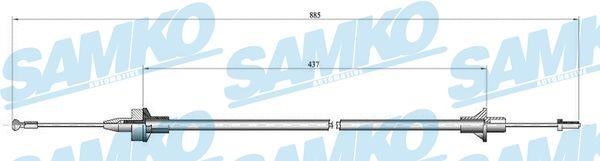 Samko C0077C Clutch cable C0077C