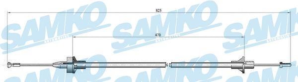 Samko C0078C Clutch cable C0078C