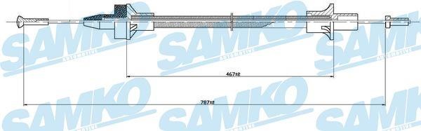 Samko C0079C Clutch cable C0079C