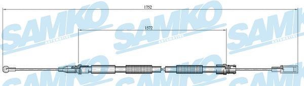 Samko C0007B Cable Pull, parking brake C0007B