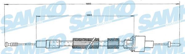Samko C0087C Clutch cable C0087C