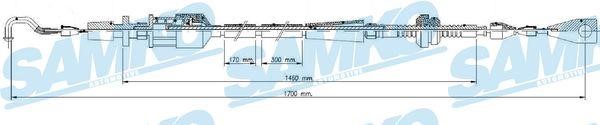 Samko C0013A Accelerator cable C0013A