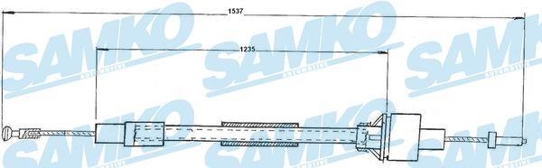 Samko C0093C Clutch cable C0093C