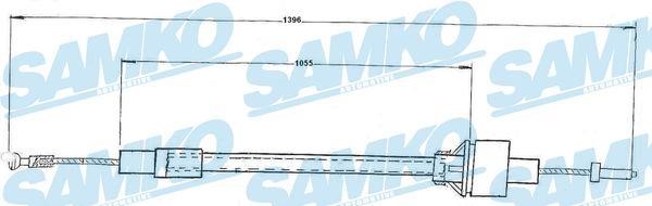 Samko C0098C Clutch cable C0098C