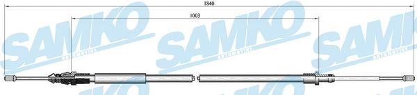 Samko C0099B Cable Pull, parking brake C0099B